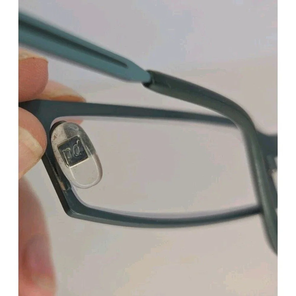 Vintage PRO DESIGN DENMARK 1335 PURE TITANIUM EYEGLASS Frames Only Turquoise